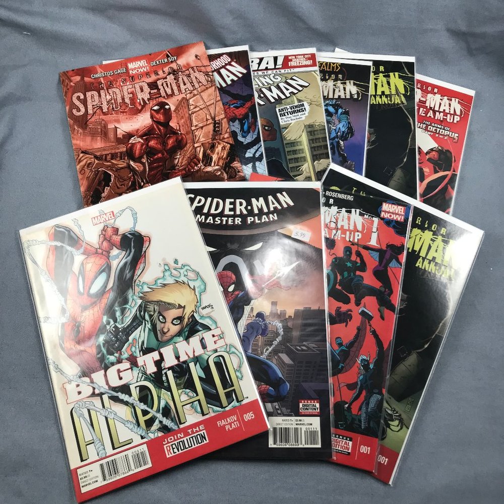 Superior Amazing Spider-Man & more Marvel Comics Lot of 12 Assorted Issues